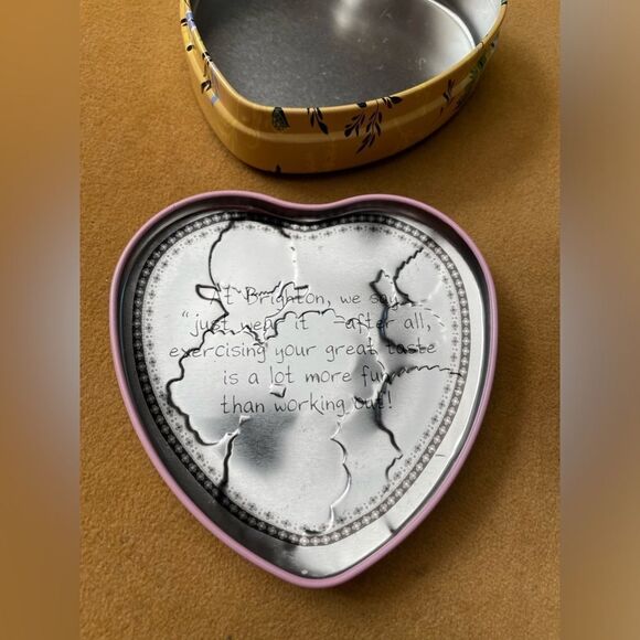 Brighton Jewelry Tin Heart Gift Trinket Box - Picture 5 of 8